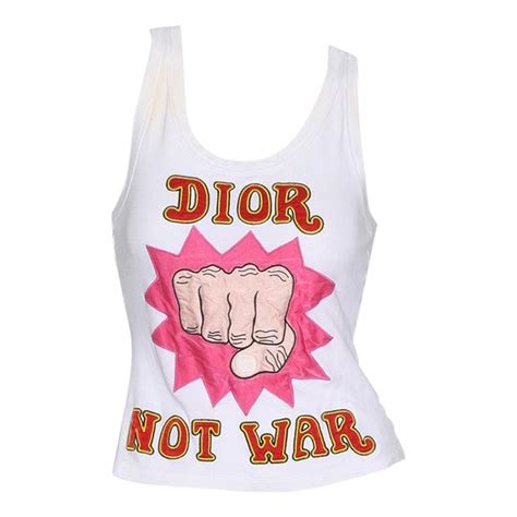 dior not war shirt|Christian Dior by John Galliano Spring/Summer 2005 “Dior Not .